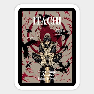 Uciha itachi Sticker